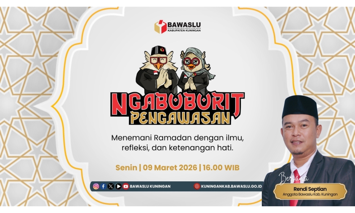 #NgabuburitPengawasan Bawaslu Kab. Kuningan, Episode 4. Bersama Rendi Septian (Anggota Bawaslu Kab. Kuningan) dengan Strategi Menghadapi Hoaks dan Manipulasi Opini Publik.