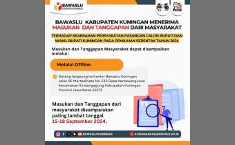 Informasi Masukan dan Tanggapan dari Masyarakat